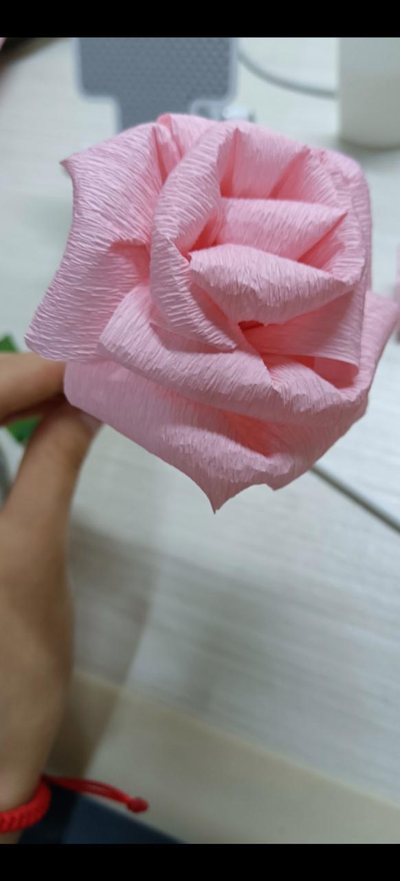 儿童皱纹纸花朵
