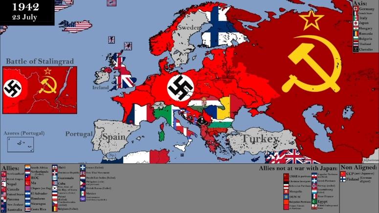 欧洲二战地图高清版大图图标