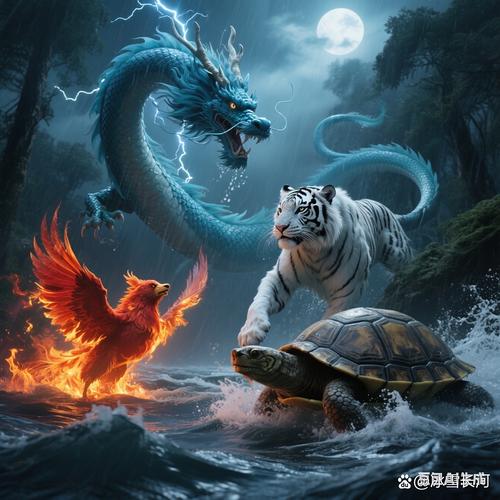 日本动漫朱雀玄武青龙