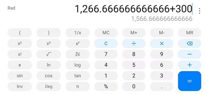 华为手机科学计算器怎么开根号截图