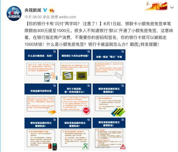 银行卡小额免密支付额度缩略图