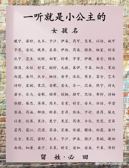 女儿名字优雅大方