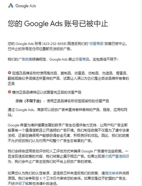 google账号申诉必过模板缩略图