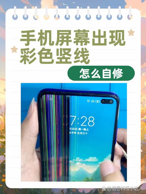 vivo手机屏幕出现满屏彩色条纹