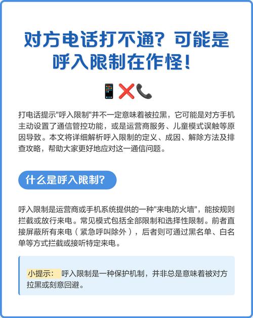 为什么打电话呼入限制