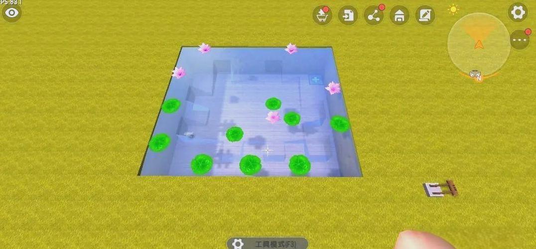 迷你世界水池怎样填充
