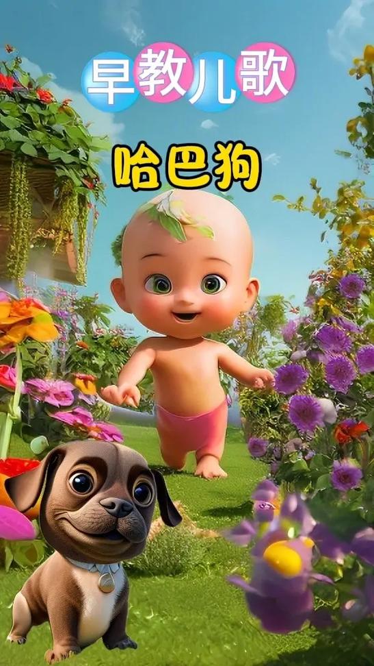 0～3岁儿歌连放免费一只哈巴狗