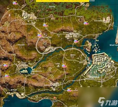 pubg吃鸡飞机刷新地点