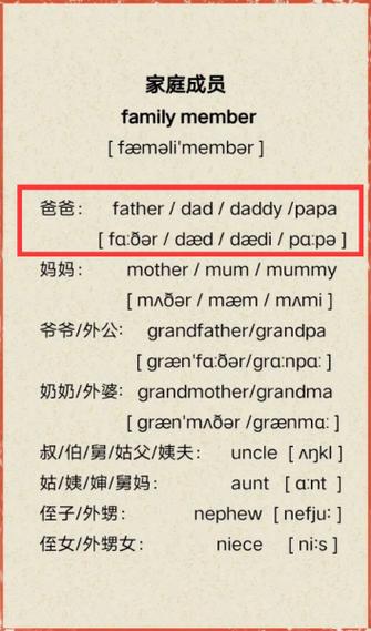 爸爸的英语有多难