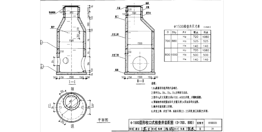 22s521预制检查井图集