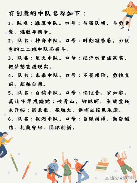 战队名称及口号大全