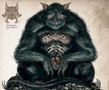 黑暗深渊中的恶魔