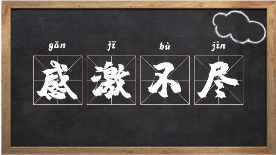 感激不尽的意思缩略图