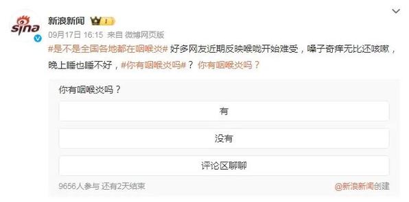 嗓子疼登上热搜图标
