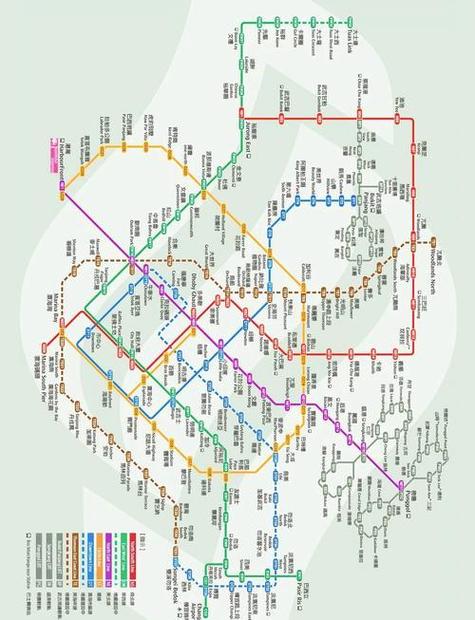 新加坡地铁图(全图)