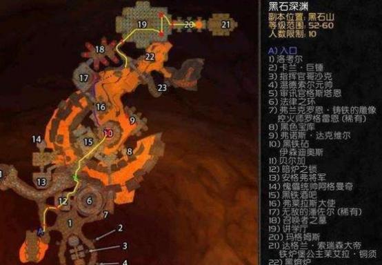 黑石深渊boss列表