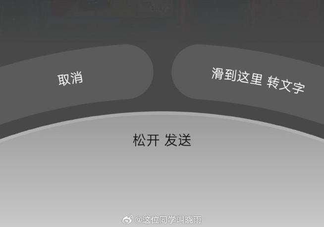上滑取消或转文字发不了语音