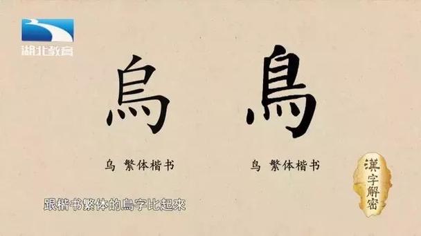 鸟字的结构和部首是什么图标