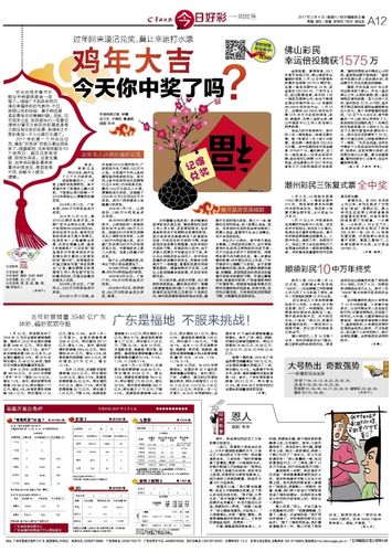 今天的羊城晚报好彩缩略图