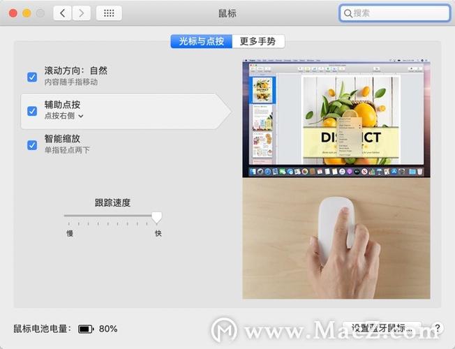 苹果鼠标速度调到最快还是感觉慢