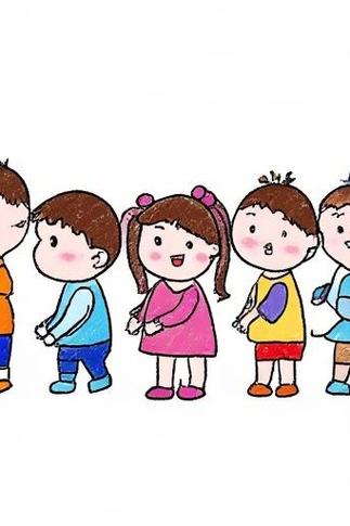小学生排队照片