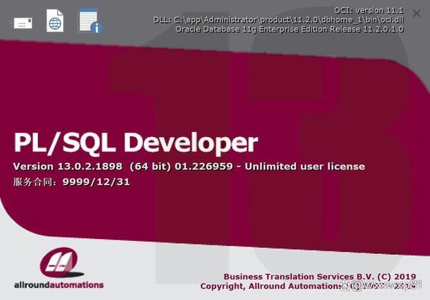 安装plsql 教程图标
