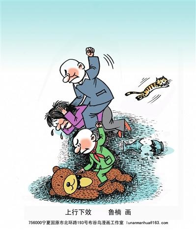 人民日报漫画讽刺与幽默