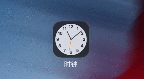 高仿机苹果时钟秒针动吗