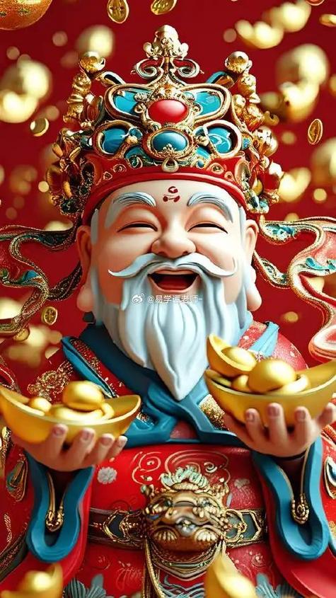 微信朋友圈财神爷拼图