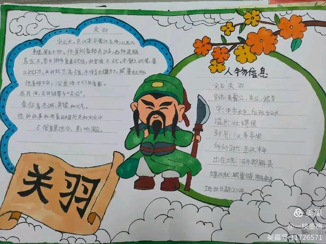 关羽历史人物简介200字
