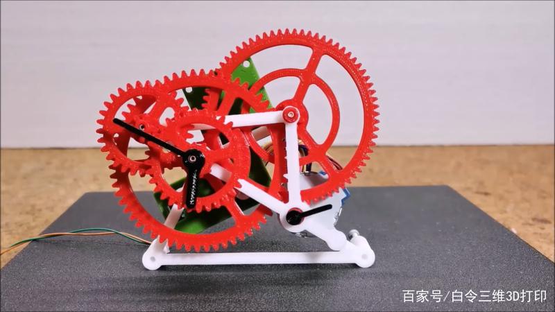 教具钟表齿轮安装