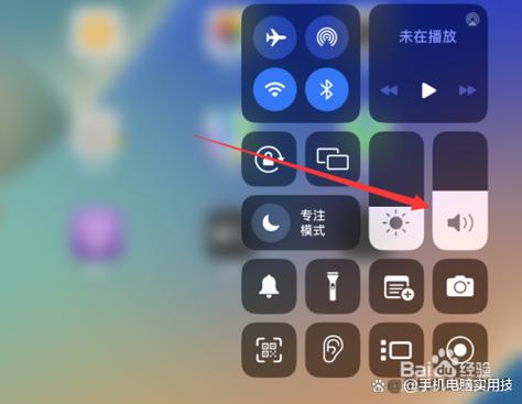 ipad怎么没有声音了呢截图