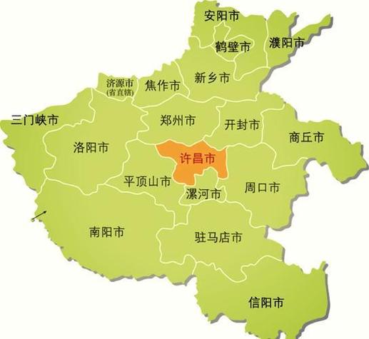 许昌市城区地图
