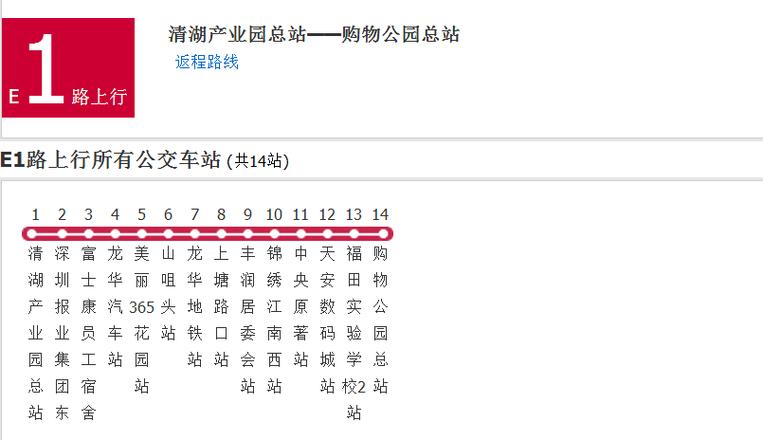 深圳公交e11运营时间