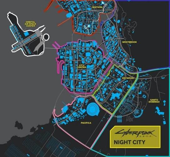 赛博朋克2077地图面积