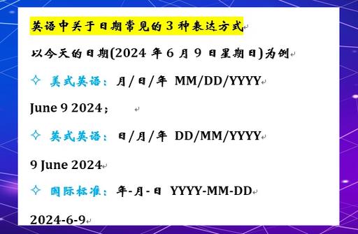 英语日期表达