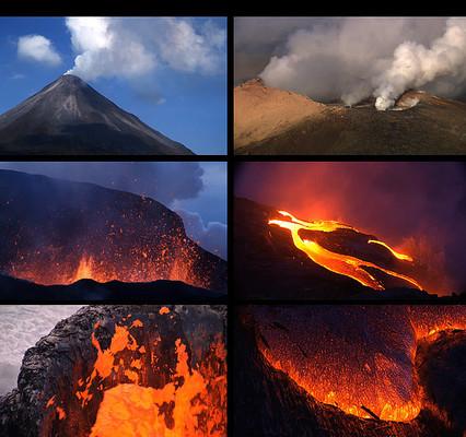 室内火山运动视频素材