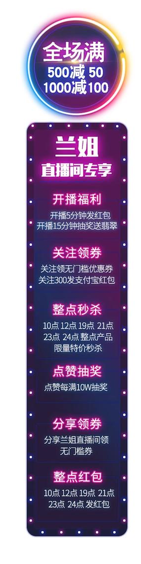 直播间信息卡设置