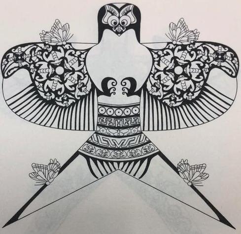 设计风筝绘画