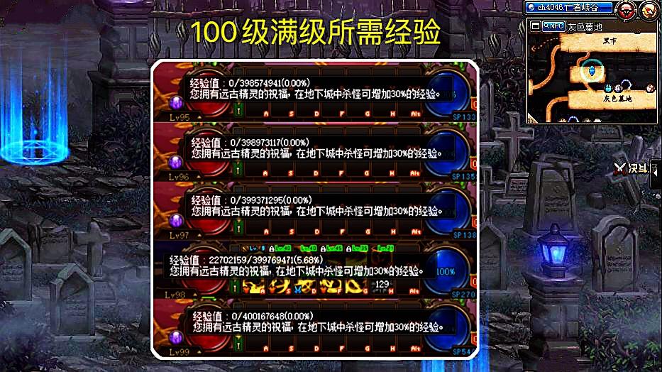 地下城主线任务列表100版本一览表