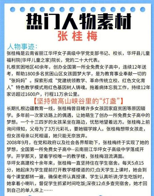 张桂梅事迹概括200字