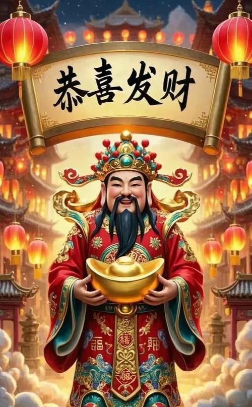 有三个铜锣的财神到棋牌