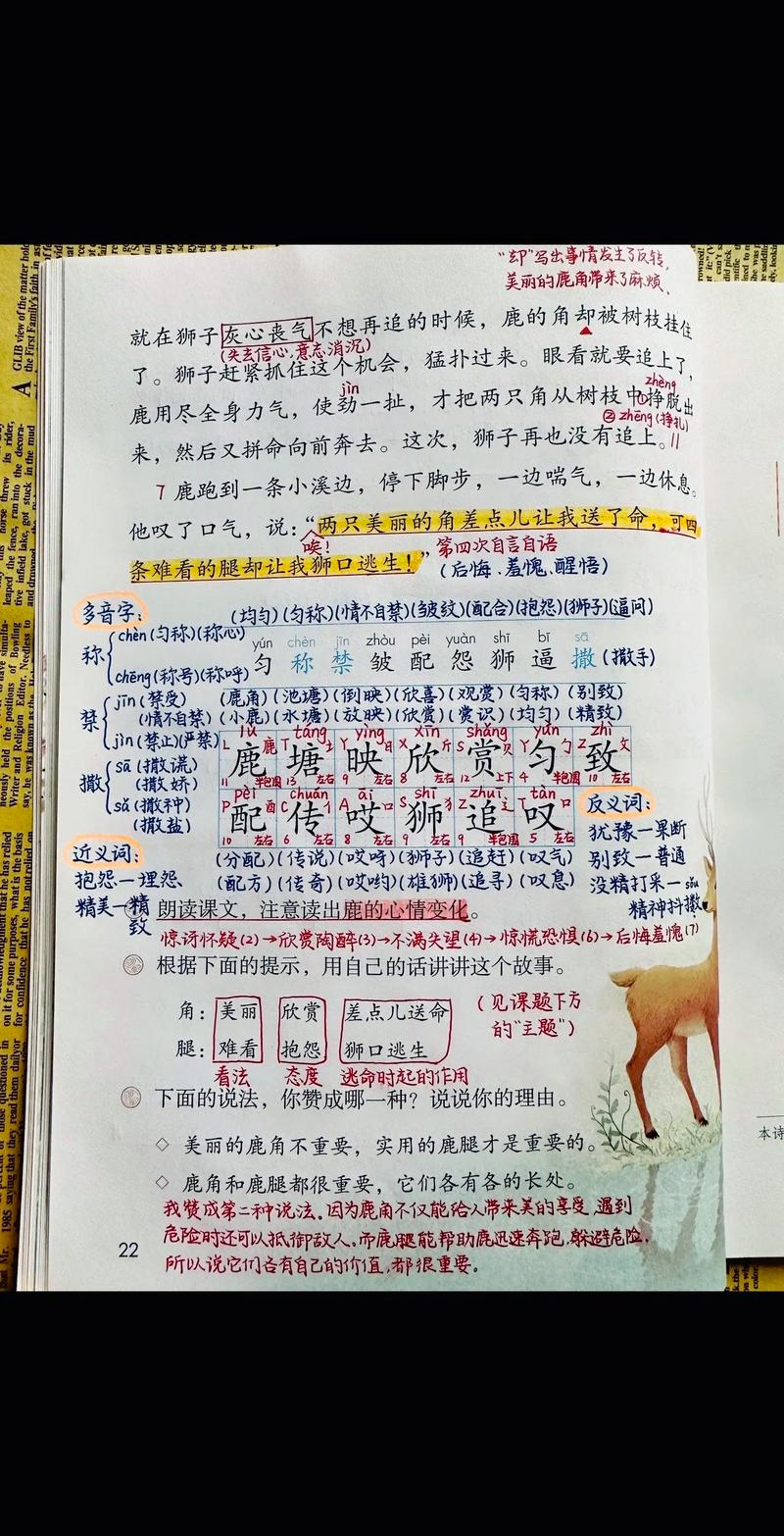 麋鹿的阅读答案