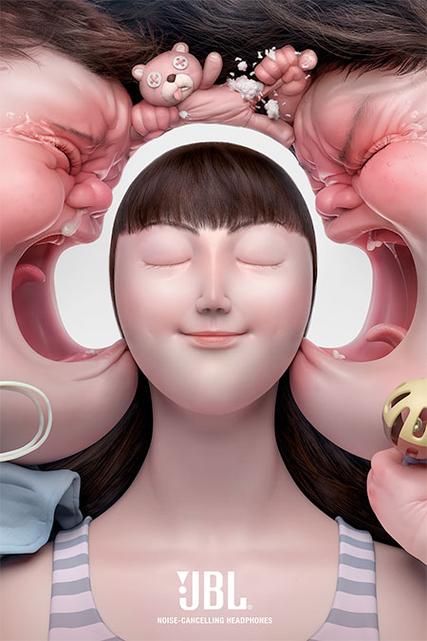 jbl降噪耳机广告赏析