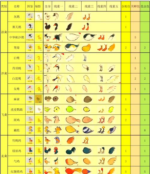 飞禽走兽概率