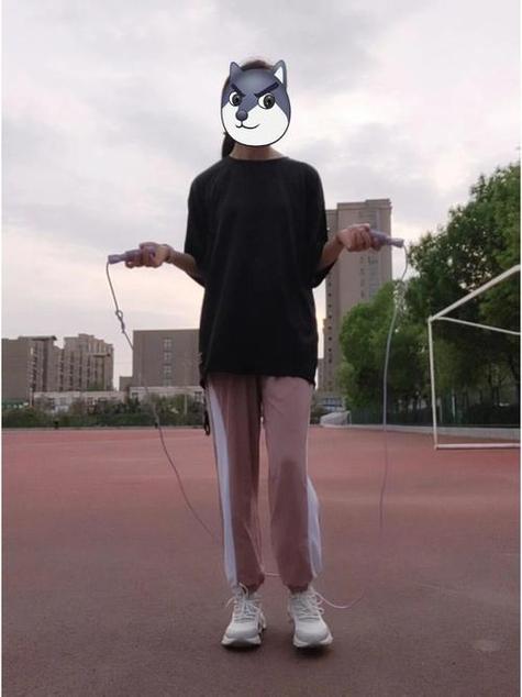 跳绳照片不出现人脸