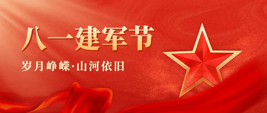 八一建军节背景图片