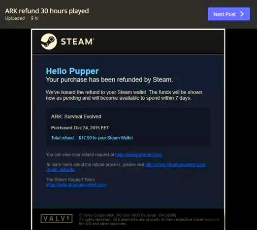 steam取消退款后游戏玩不了