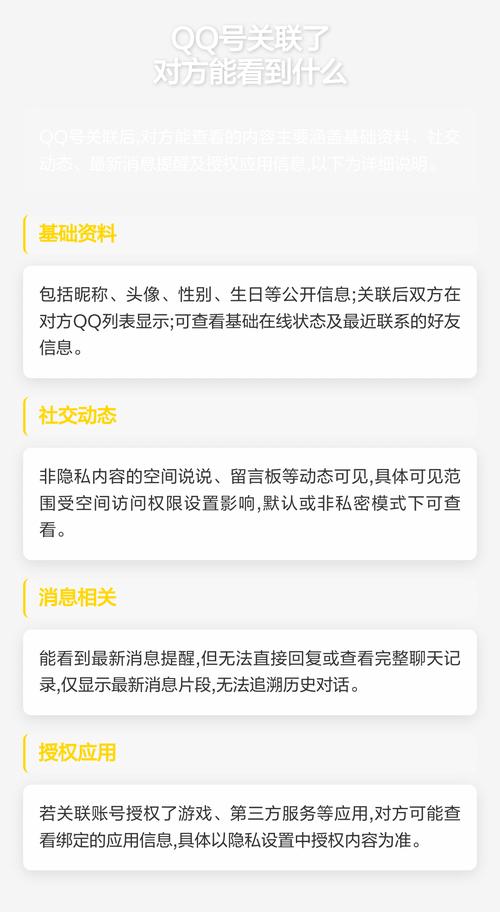 qq关联后对方能看到什么