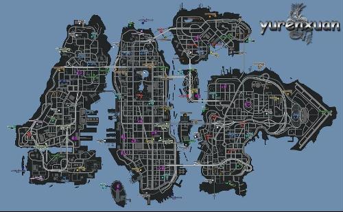 gta4武器位置图图标